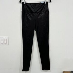 J Mclaughlin Lori Pants Small NWT $168 Skinny Stretch Faux Suede Gray Metallic